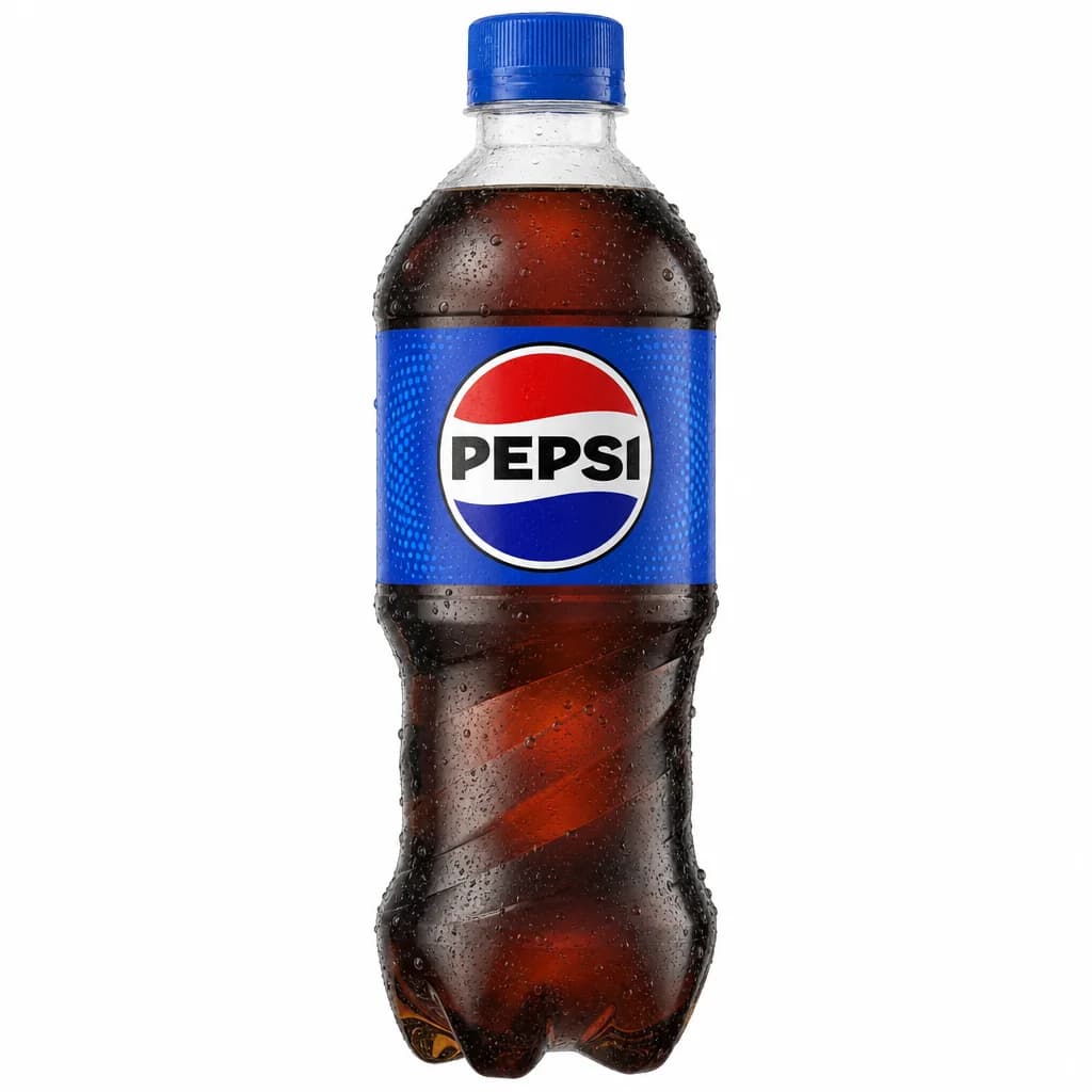 Pepsi Cola 20 oz Bottle - Crisp & Refreshing Soda thumbnail 1
