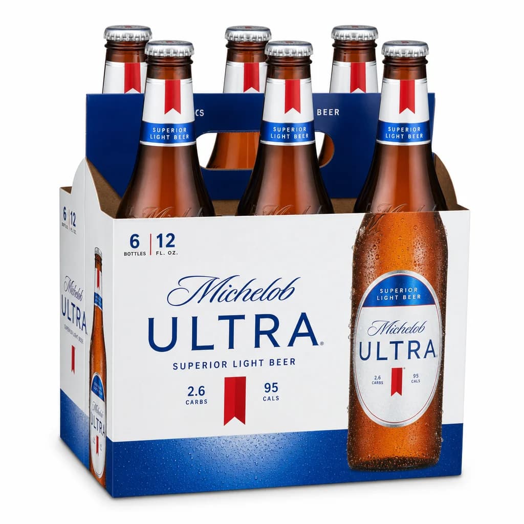 Michelob Ultra 6-Pack 12oz Bottles thumbnail 1