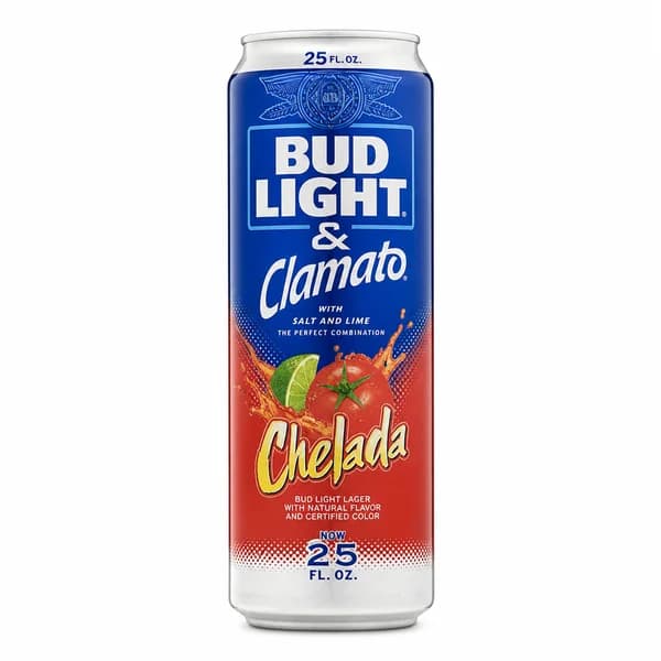 Bud Light & Clamato Chelada 25oz Can