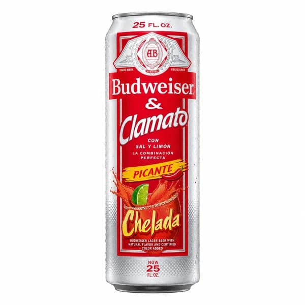 Budweiser & Clamato Picante 25 oz | Chelada