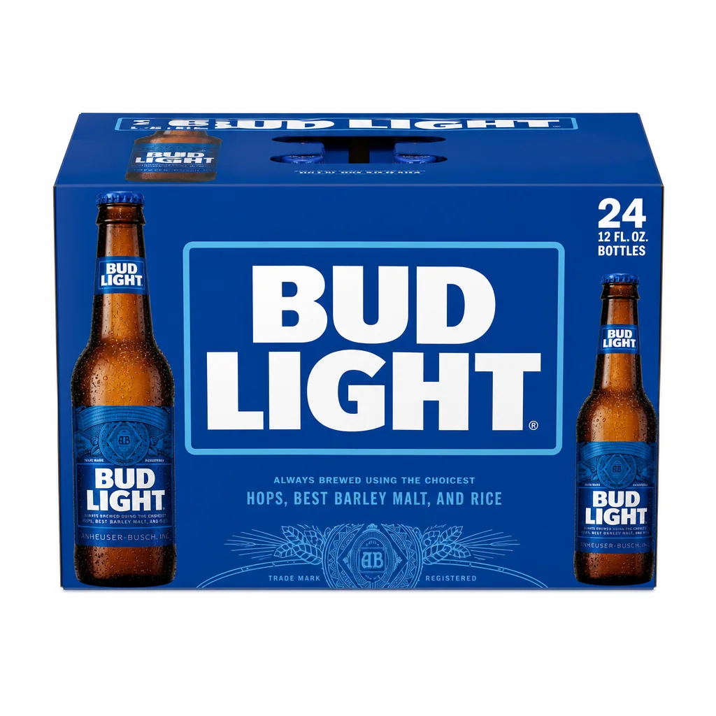 Bud Light 24-Pack 12 FL OZ Bottles | 288 FL OZ Total thumbnail 1