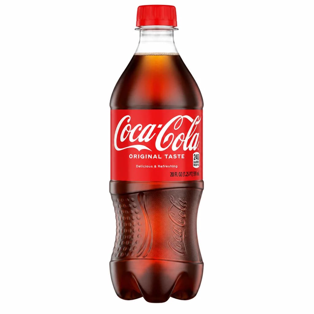 Coca-Cola 20 FL OZ Bottle | Classic Cola Refreshment thumbnail 1