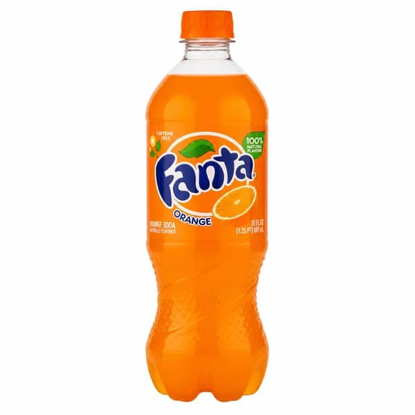 Fanta Orange 20 FL OZ - Refreshing Citrus Soda