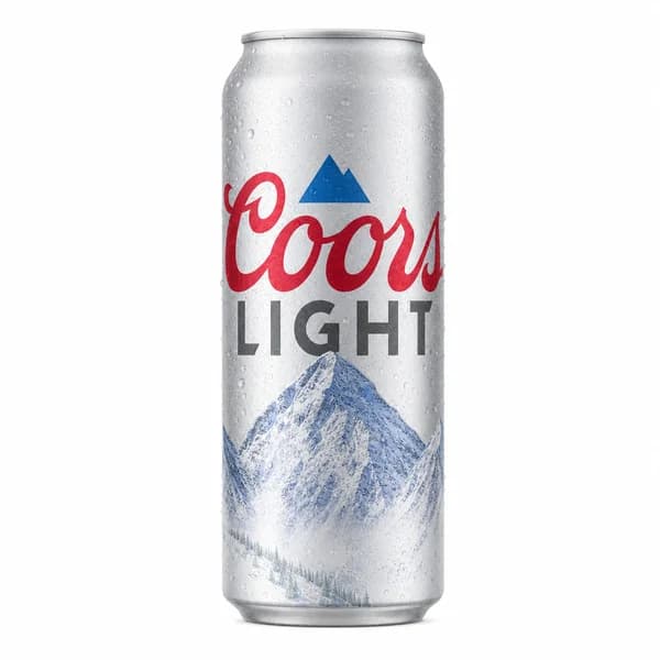Coors Light 24oz Can - Crisp, Refreshing Light Beer