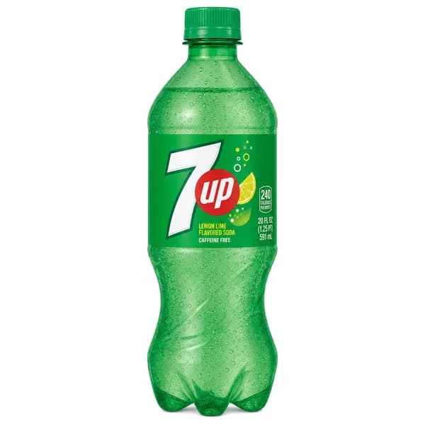 7 UP 20 OZ Bottle - Crisp Lemon-Lime Soda