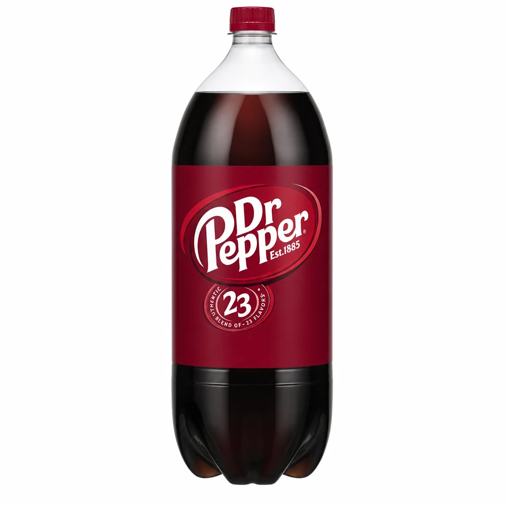 Dr Pepper 2 Liter Bottle | Classic 23-Flavor Soda thumbnail 1