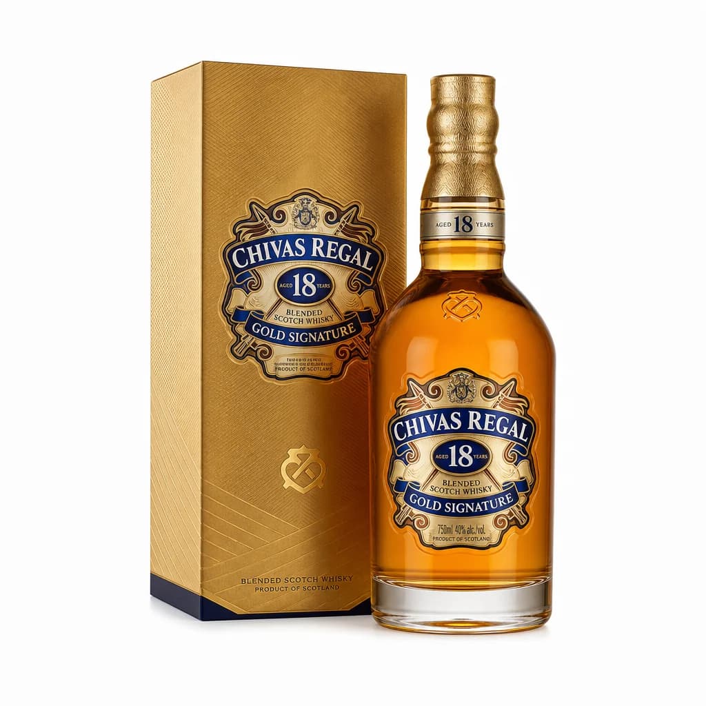Chivas Regal Gold Signature 18 Year 750ml | Blended Scotch Whisky thumbnail 1