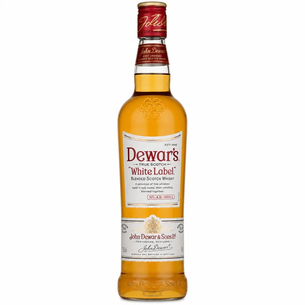 Dewar's White Label 750ml | Blended Scotch Whisky thumbnail 1
