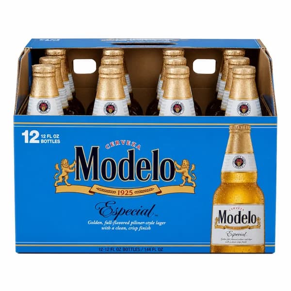 Modelo Especial 12-Pack Bottle | 144 FL OZ | Mexican Lager