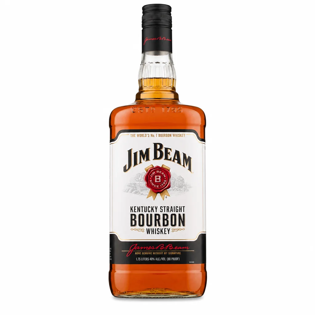 Jim Beam Bourbon 80 Proof 1.75L thumbnail 1