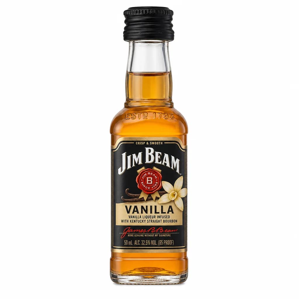 Jim Beam Vanilla Mini 50ml - Bourbon Whiskey thumbnail 1