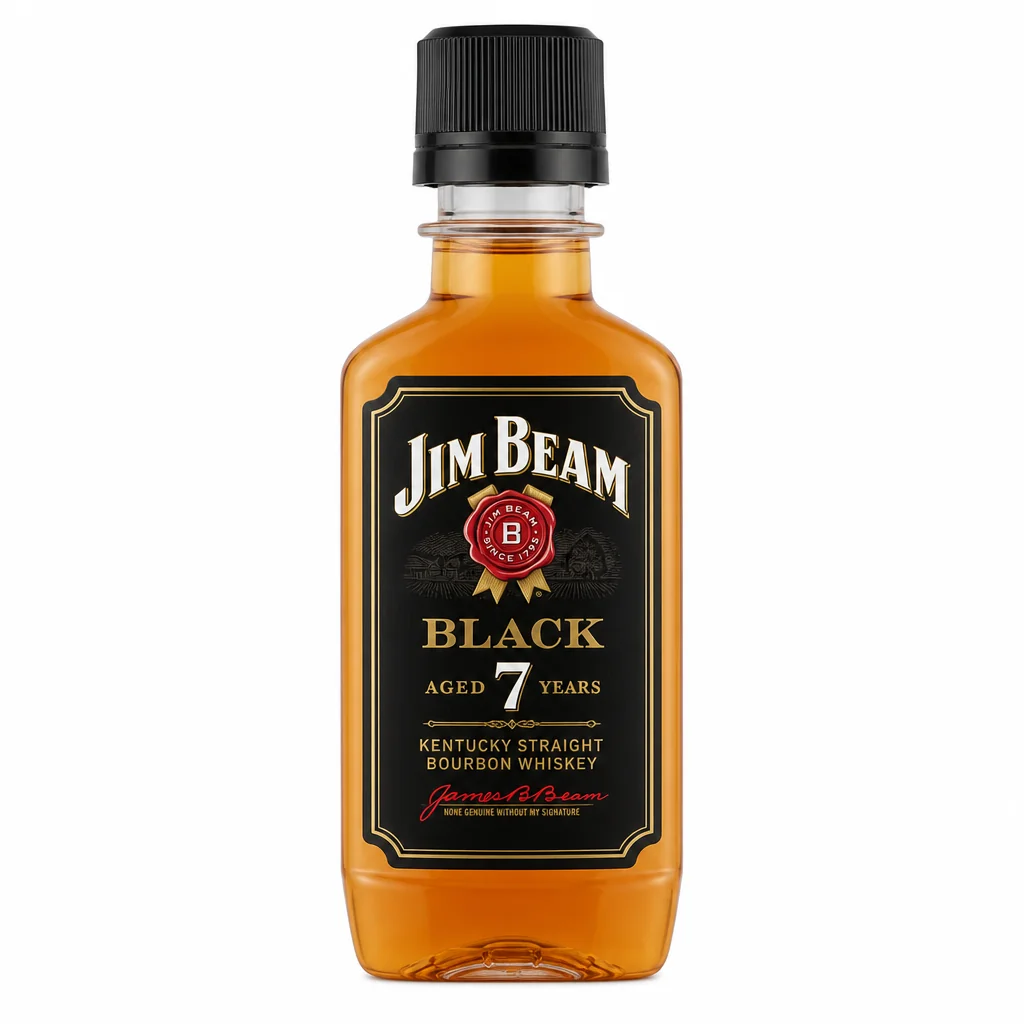 Jim Beam Black 7 Year Bourbon 50ml PET Bottle thumbnail 1