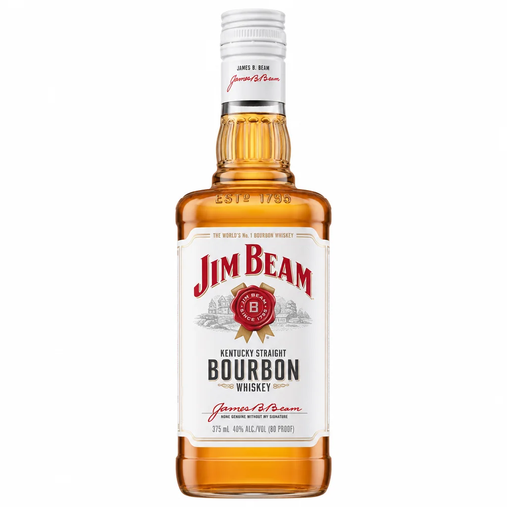 Jim Beam Bourbon 375ml | Kentucky Straight Bourbon thumbnail 1