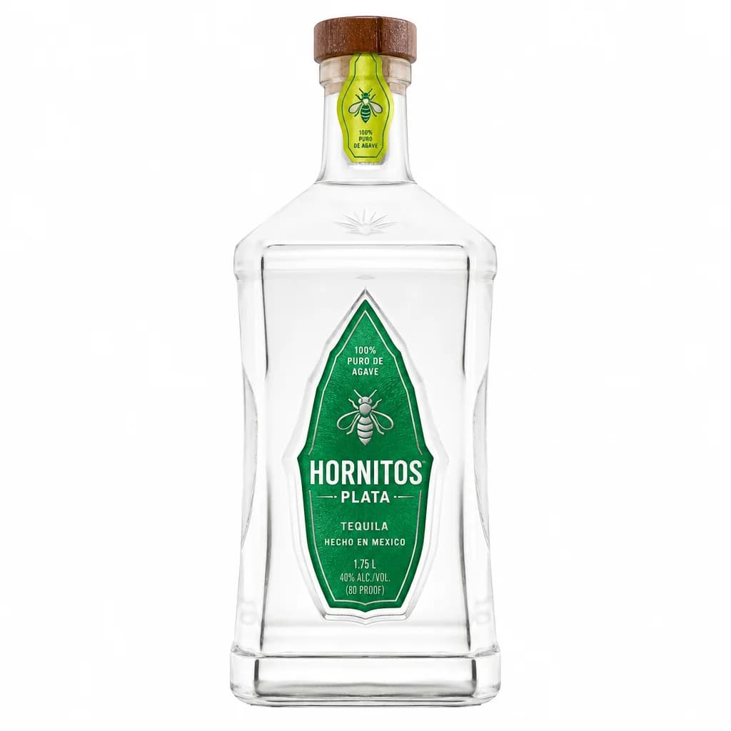 Hornitos Plata Tequila 1.75L | 80 Proof Silver thumbnail 1