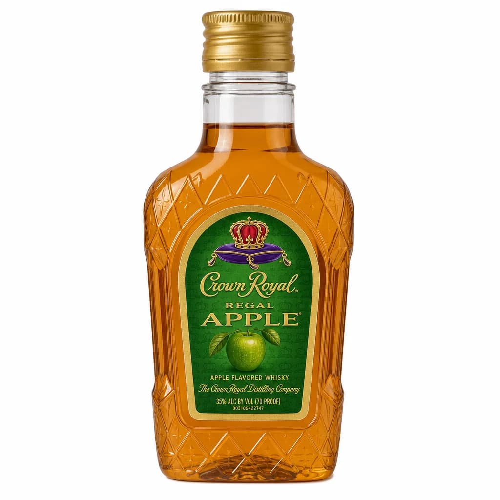 Crown Royal Regal Apple 70 Proof 200ml - Mini Bottle thumbnail 1