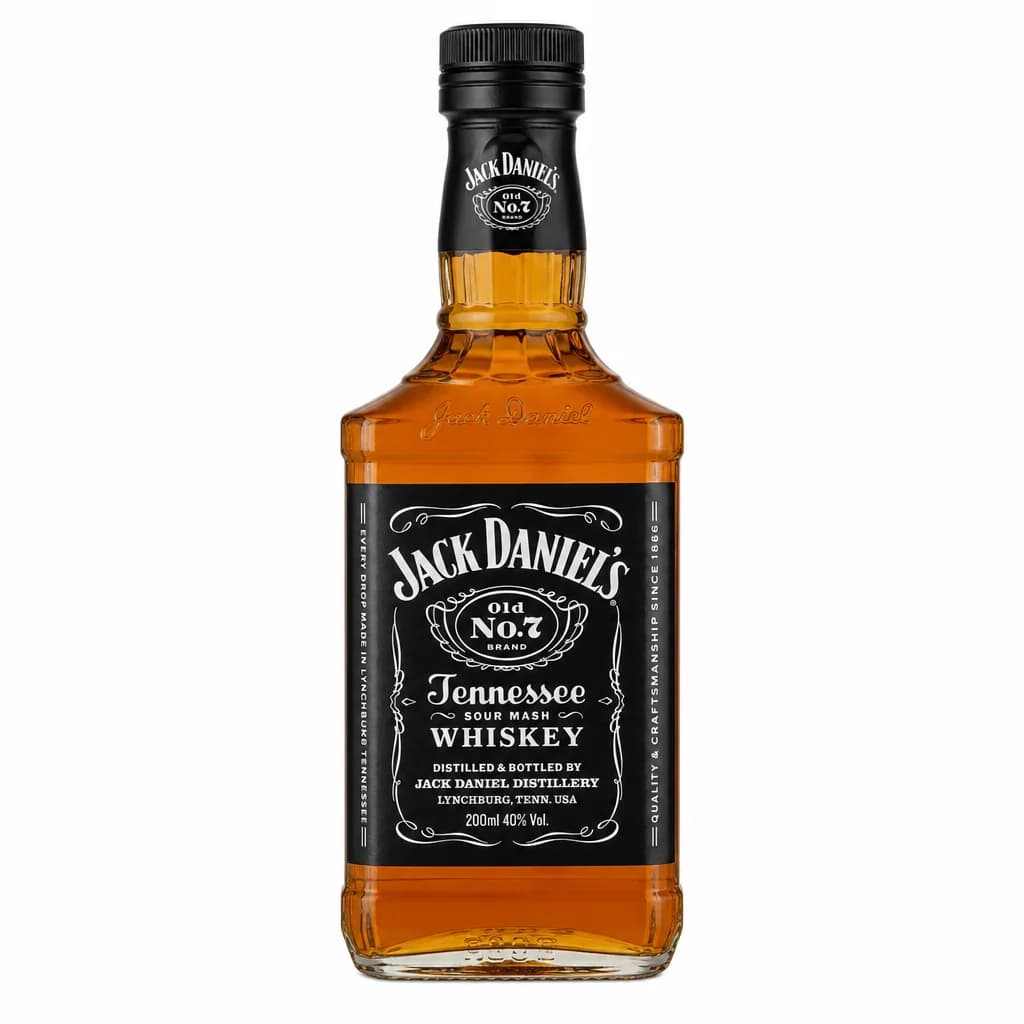 Jack Daniel's Black Tennessee Whiskey 200ml thumbnail 1