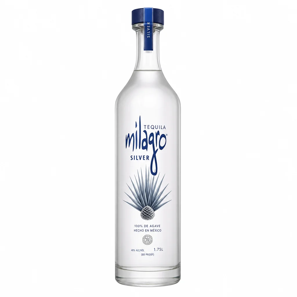 Milagro Silver Tequila 1.75L | Large Size Pure Agave thumbnail 1