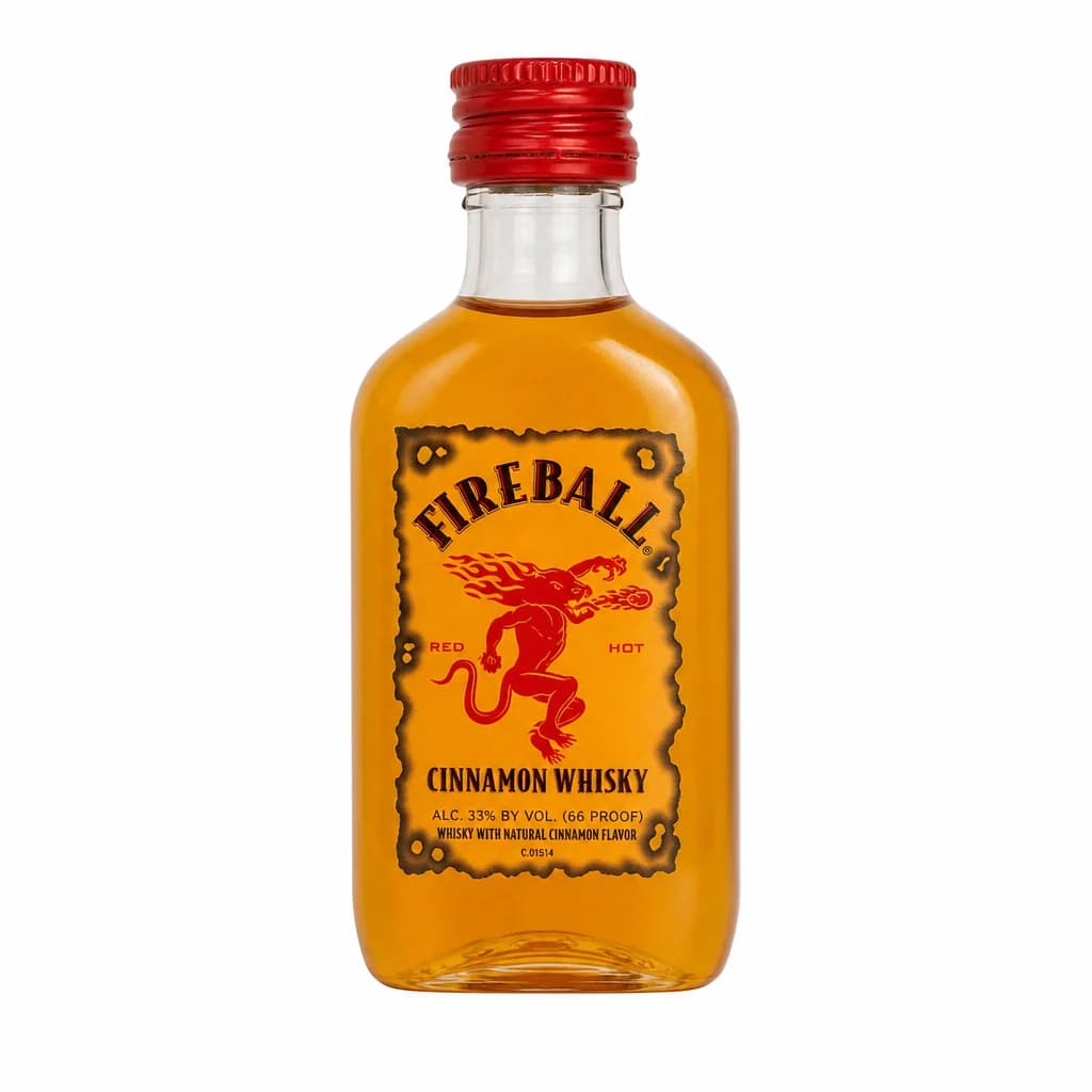 Fireball Cinnamon Whisky 50ml Mini Bottle thumbnail 1