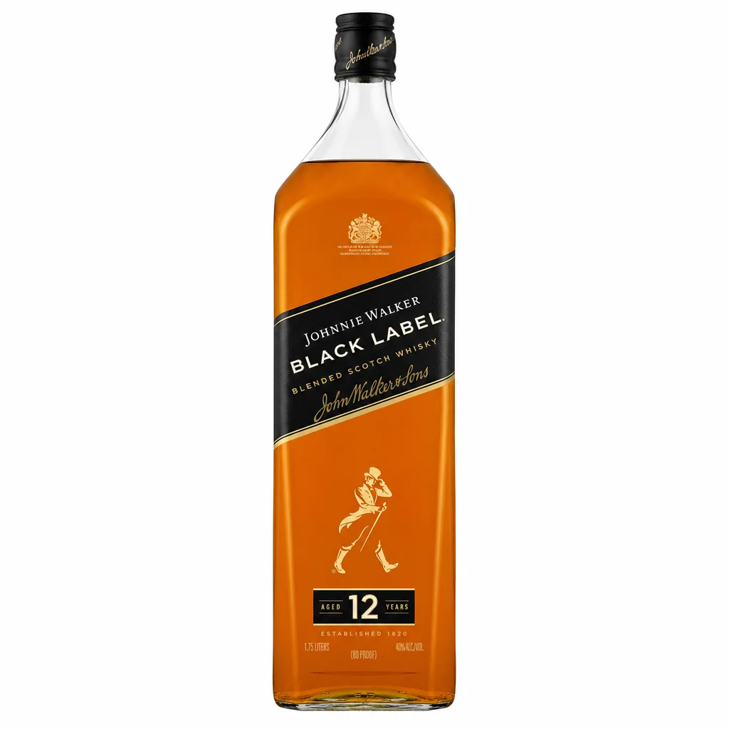 Johnnie Walker Black Label 1.75L | Aged Scotch Whisky thumbnail 1