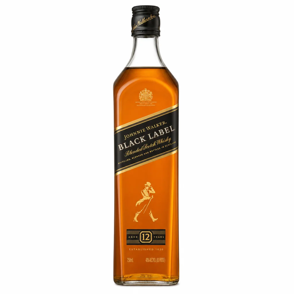 Johnnie Walker Black Label Blended Scotch Whisky 750ml thumbnail 1