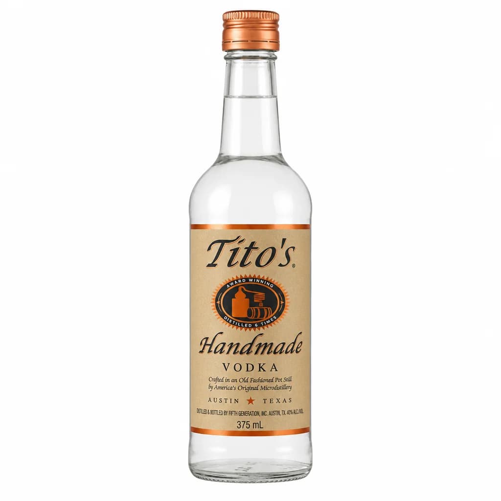 Tito's Handmade Vodka 375ml | Gluten-Free, 80 Proof thumbnail 1