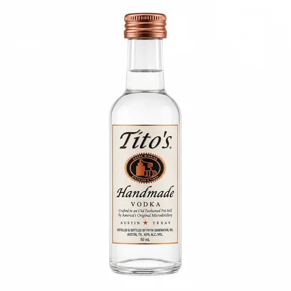 Tito's Handmade Vodka Mini Bottle
