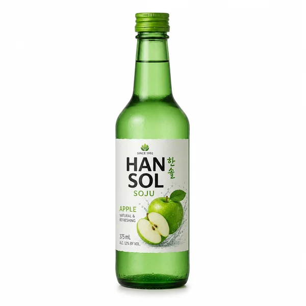 Hansol Soju Apple | Flavored Korean Soju