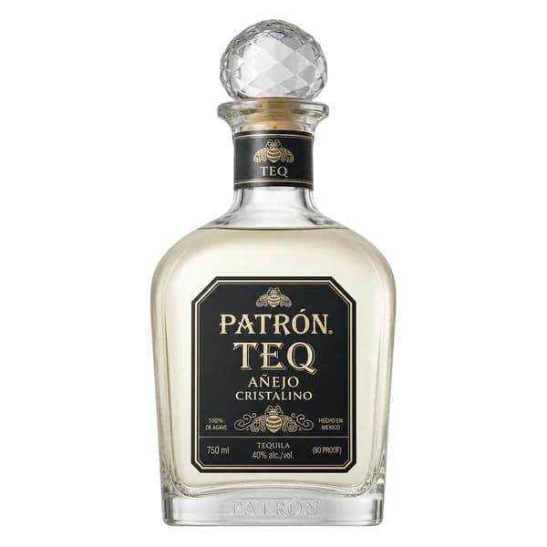 Patron TEQ Anejo Cristalino | Ultra-Premium Tequila