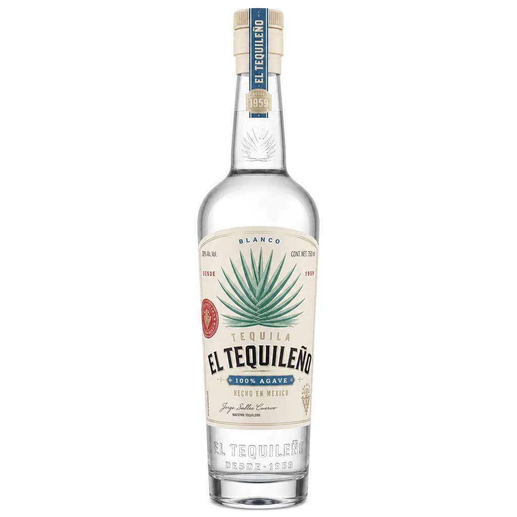 El Tequileño Blanco Tequila 750ml | Classic Mexican thumbnail 1