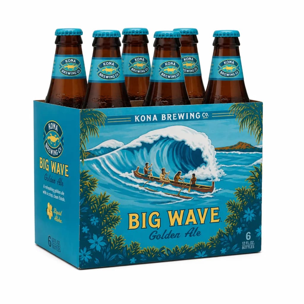 Kona Big Wave Golden Ale 6-Pack | 12 oz thumbnail 1