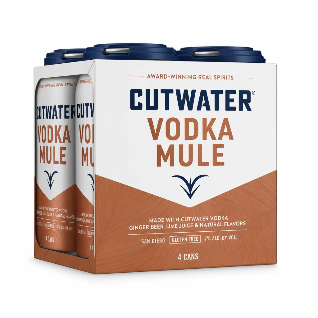 Cutwater Vodka Mule 4-Pack Cans | 12 oz thumbnail 1