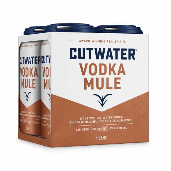 Cutwater Vodka Mule 4-Pack Cans | 12 oz