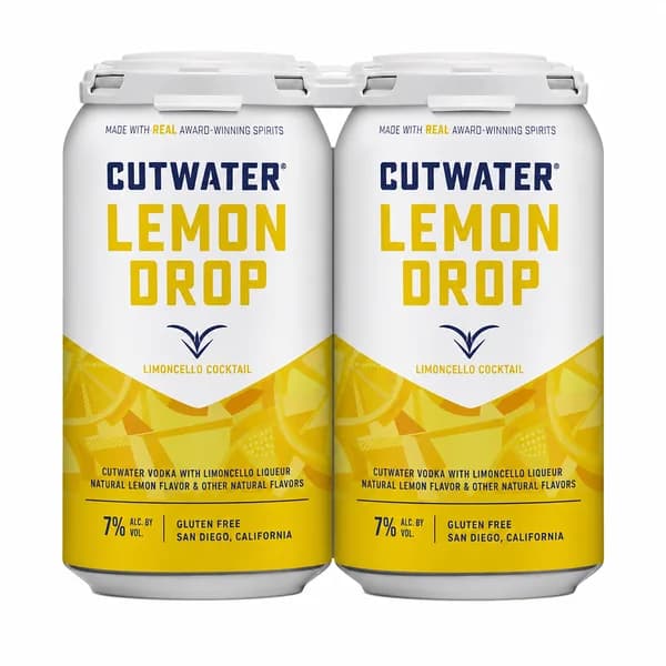 Cutwater Lemon Drop 4-Pack | Vodka Cocktail