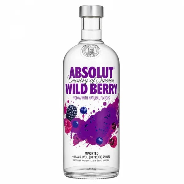 Absolut Wild Berry - Berry Flavored Vodka