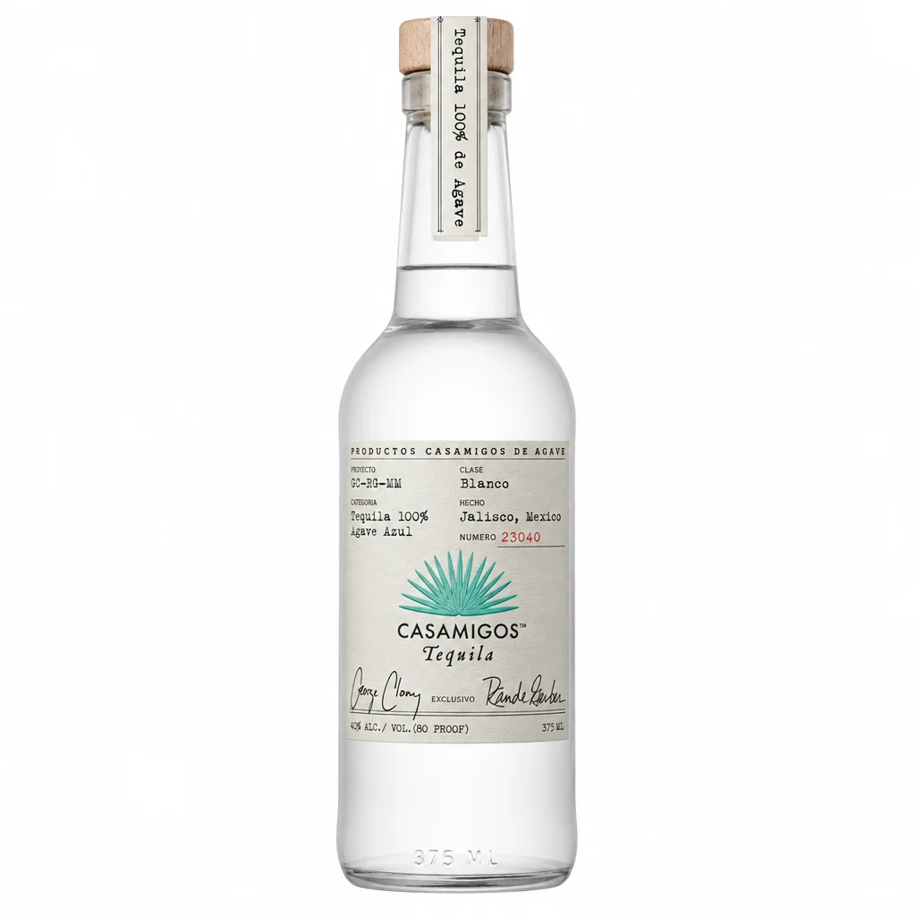 Casamigos Blanco Tequila Pint 375 ML thumbnail 1